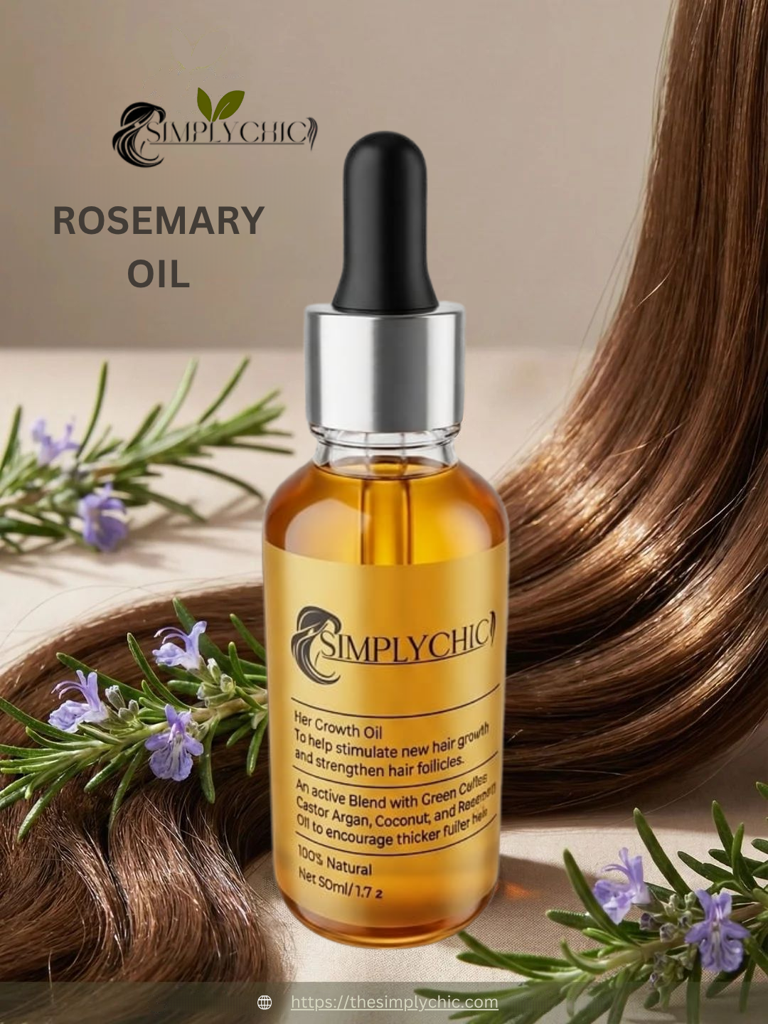 Simplychic Rosemary Hair Growth oil - 30ml
