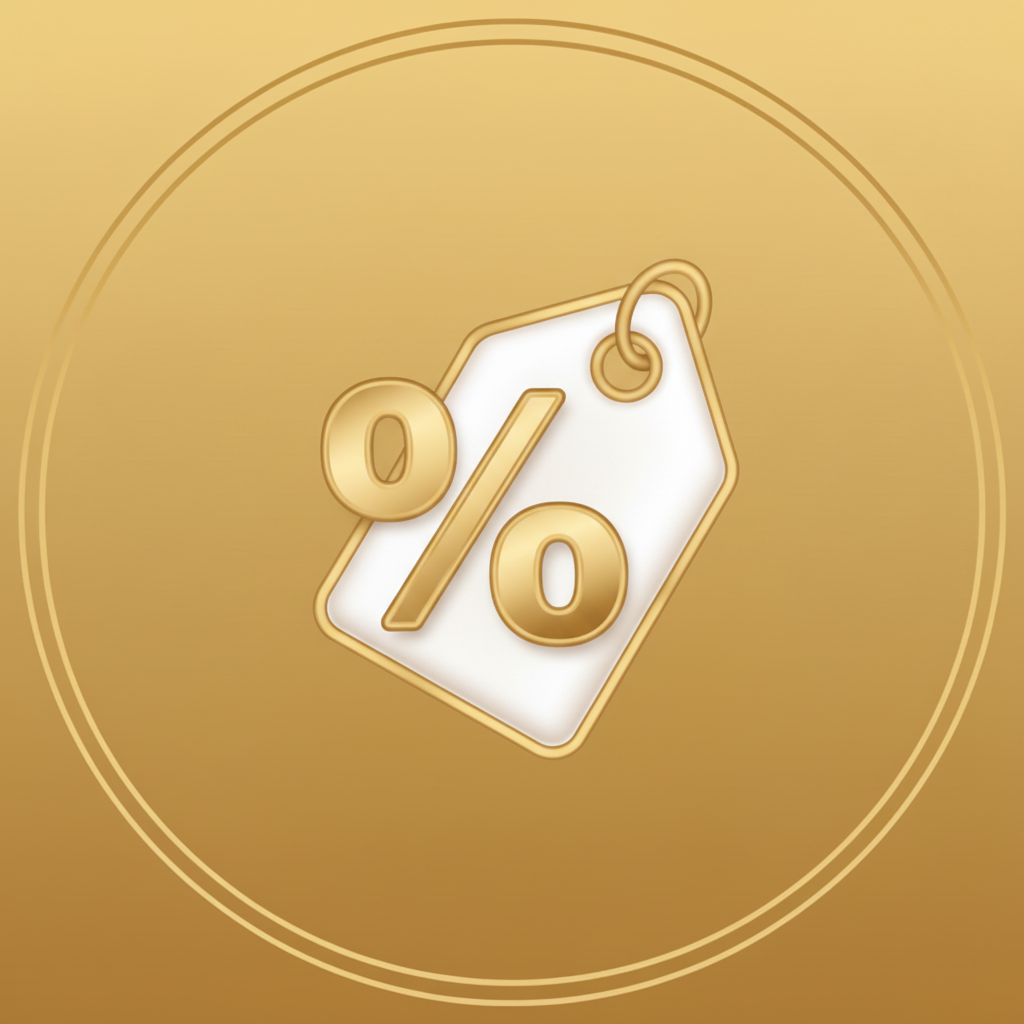 Discount Icon - Matching Style